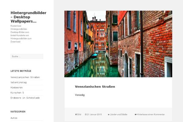 Twenty Fifteen theme site design template sample