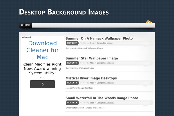 Mystique theme site design template sample