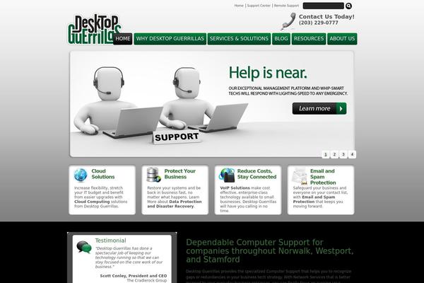 Core theme site design template sample