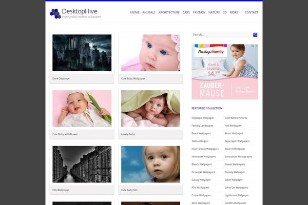 Planet theme site design template sample