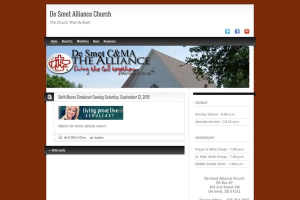 Site using Bible Verse of the Day plugin