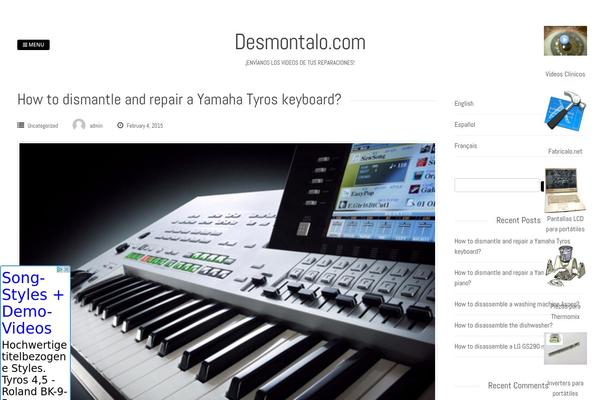 Gridsby theme site design template sample