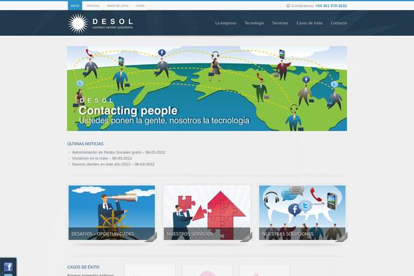 Progressio theme site design template sample
