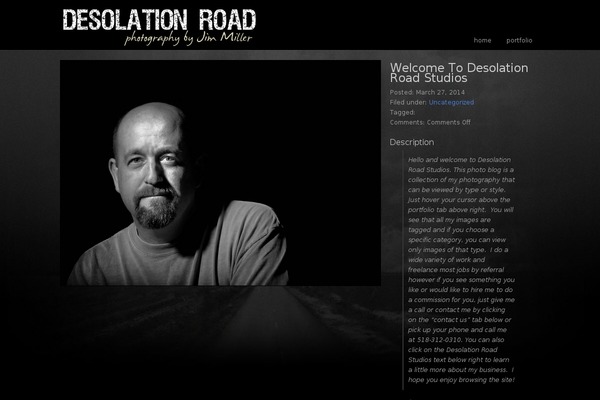 Blackcanvas_20 theme site design template sample