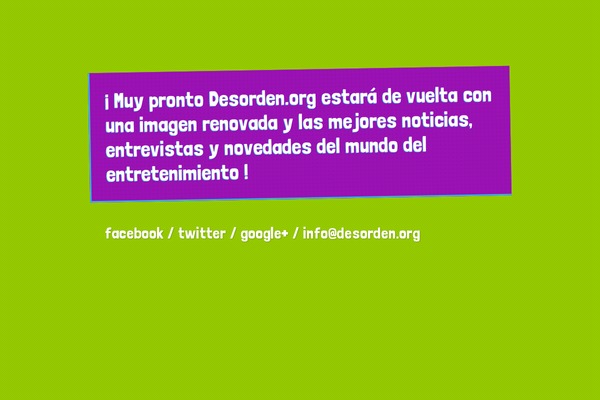 desorden.org site used Des