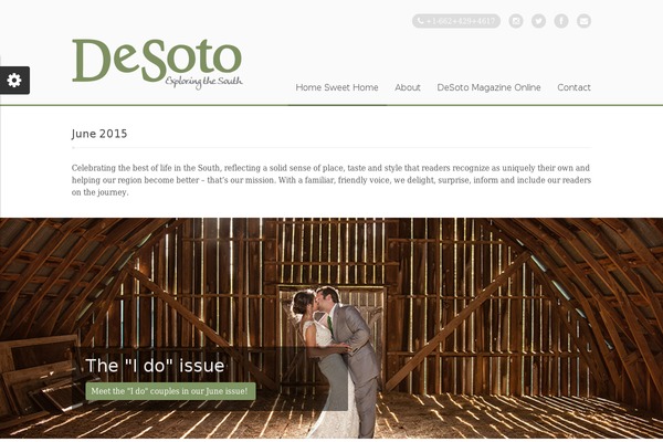 desotomagazine.com site used Stack