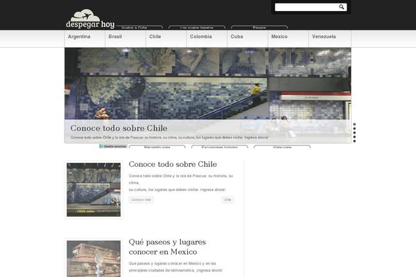 Newscast theme site design template sample