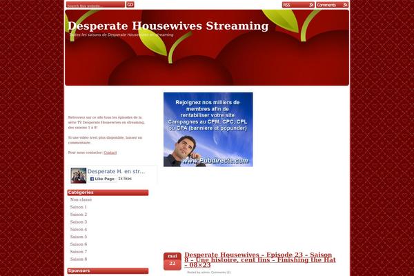 Red Delicious theme site design template sample