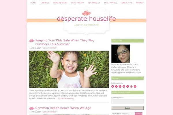 Pretty theme site design template sample