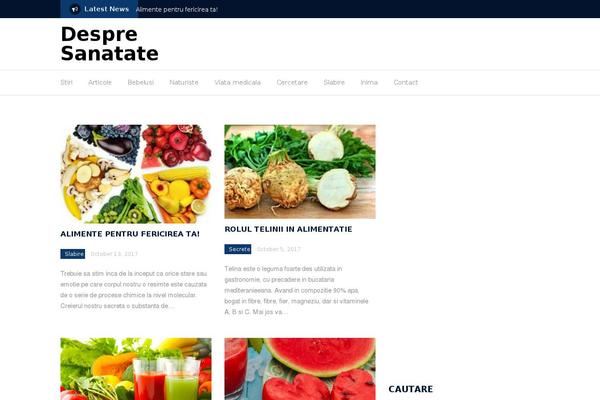 Sparks theme site design template sample