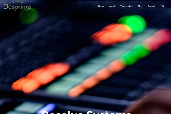 Site using Social Icons plugin
