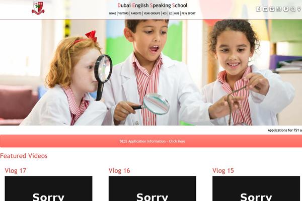 Site using Vimeo plugin