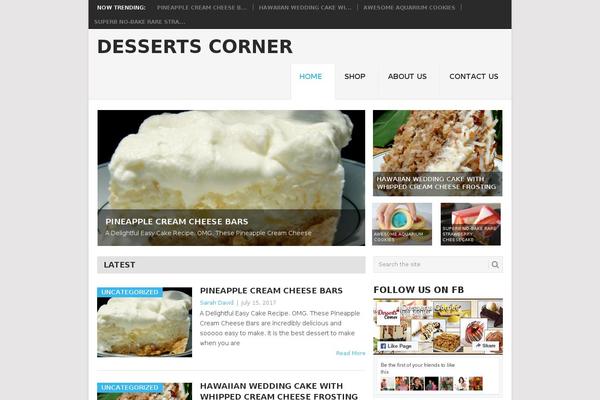 Foodica theme site design template sample