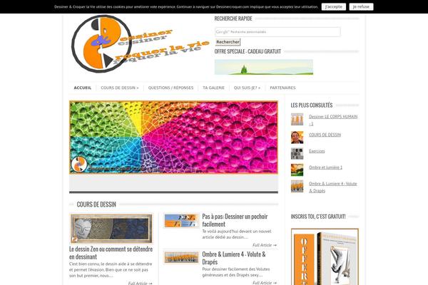 Leaf theme site design template sample