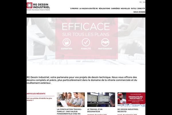 Yasmin theme site design template sample