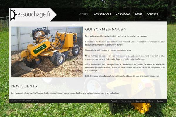 Aperio theme site design template sample