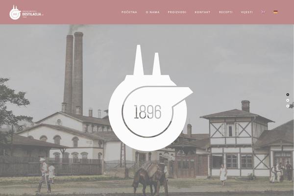 Harmonia theme site design template sample