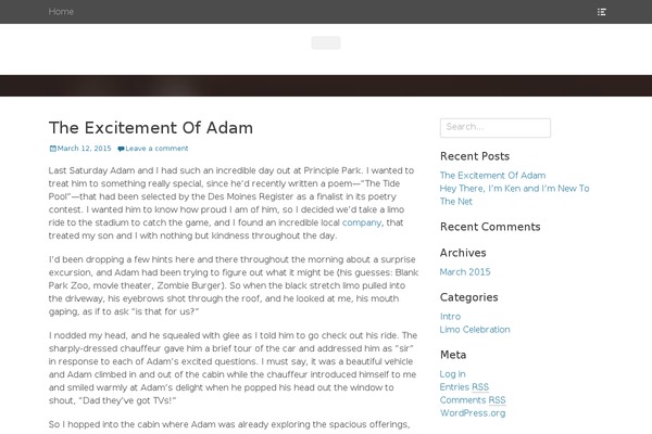 Full Frame theme site design template sample