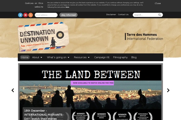 Relief theme site design template sample