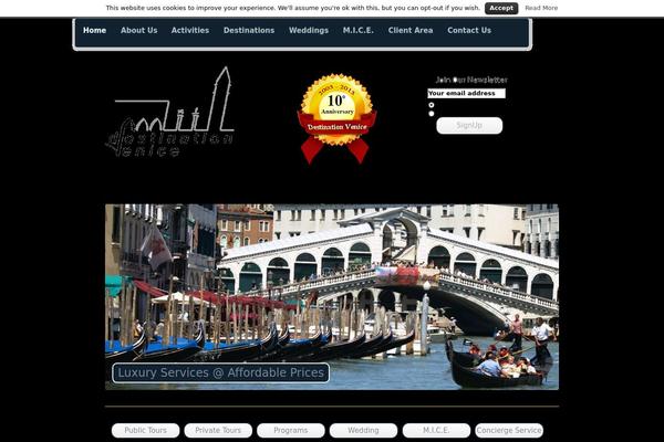 Customify theme site design template sample
