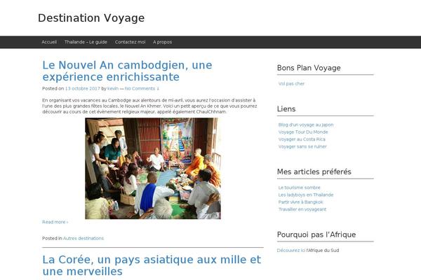 destination-voyage.com site used Responsive Mobile
