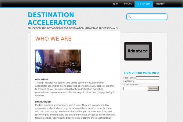 destinationaccelerator.com site used Newsworthy