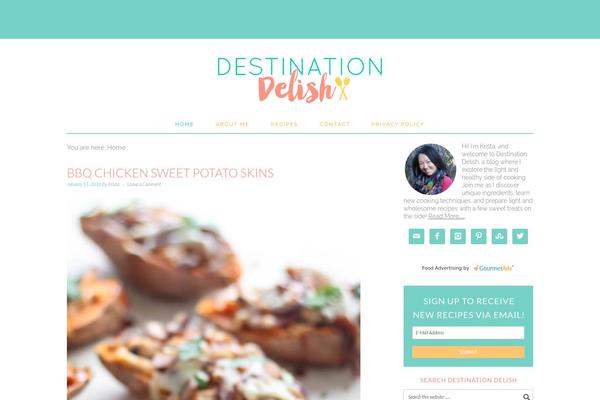 Foodie Pro theme site design template sample