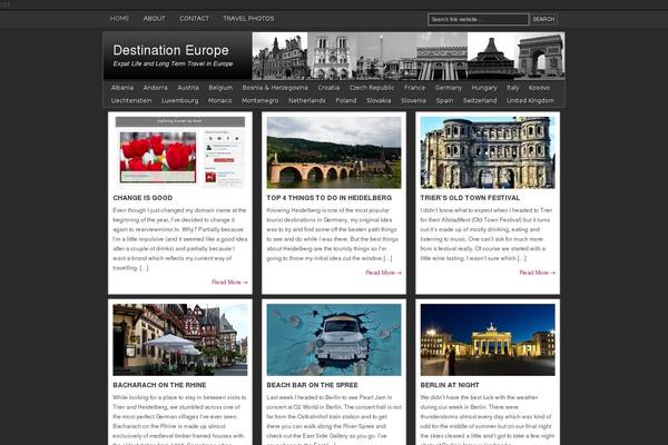 EXPOSE theme site design template sample