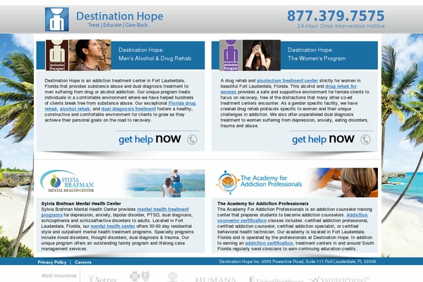 destinationhope.net site used Dhope