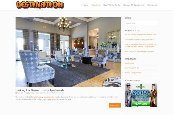 Debut theme site design template sample