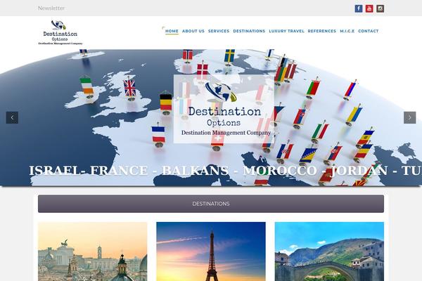 destinationoptions.com site used Structure