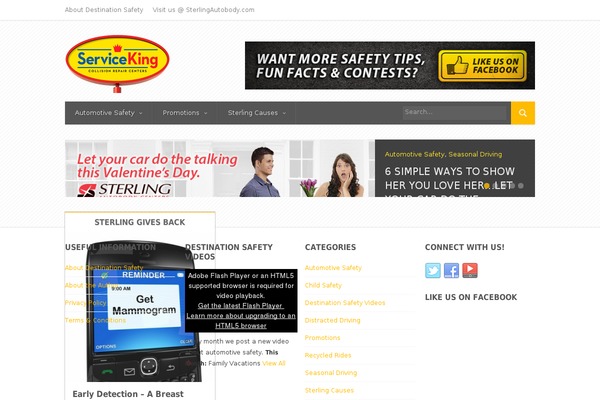 Compasso theme site design template sample