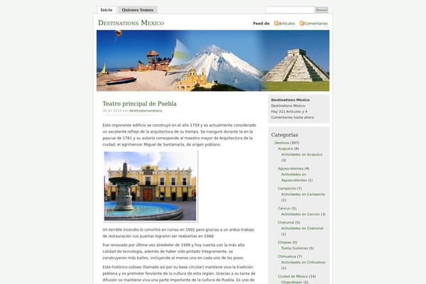 Misty Look theme site design template sample