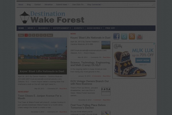 Transcript theme site design template sample