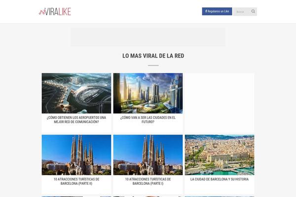 destinoconocido.com site used Viralike2