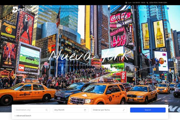 Site using Grandtour-custom-post plugin