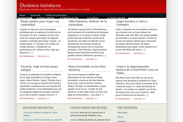 destinosturisticos.net site used Magadine12