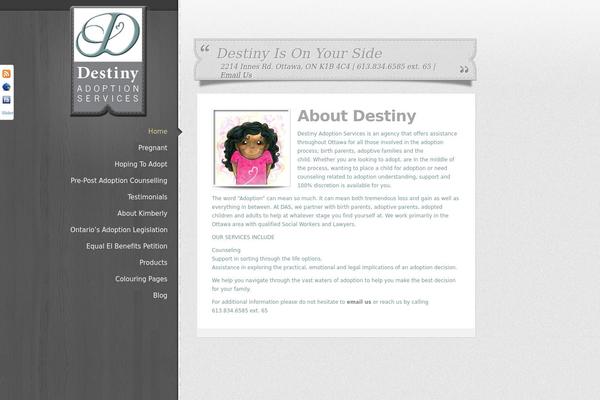 Glider theme site design template sample