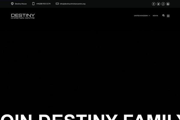 King theme site design template sample