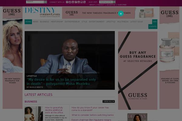 Site using Davenport-theme-addons plugin