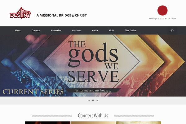 Vantage theme site design template sample