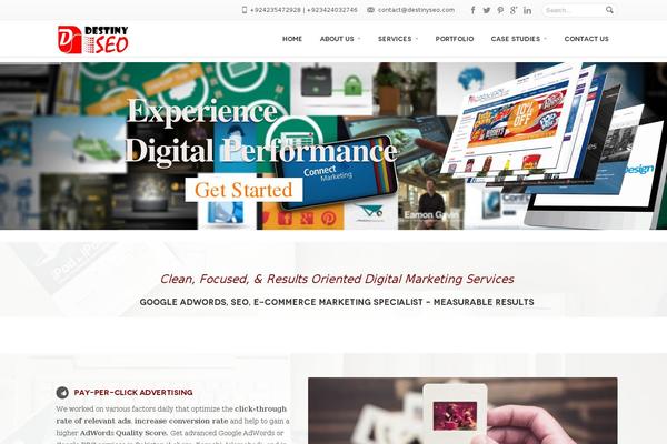Savia theme site design template sample