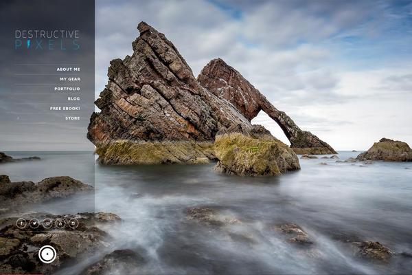 PhotoReactive theme site design template sample
