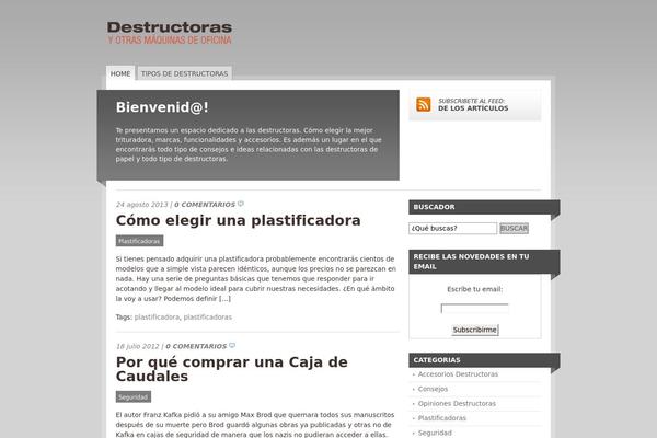 Mainstream theme site design template sample