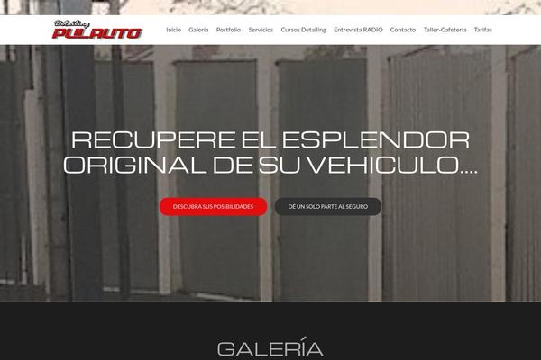 Site using MiniMax - Page Layout Builder plugin