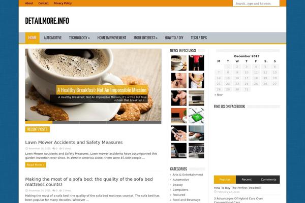 Magnews1.2 theme site design template sample