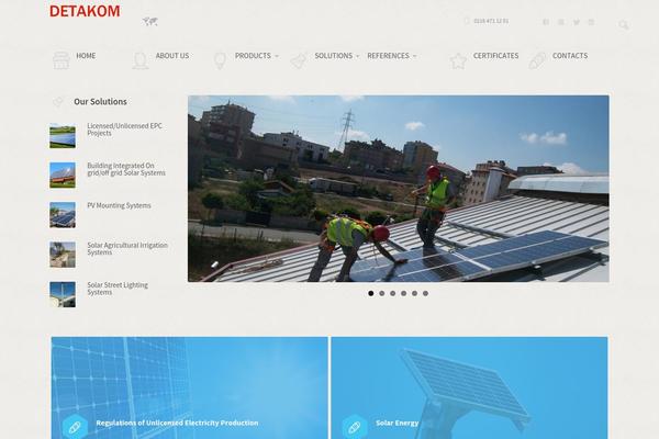 Glider theme site design template sample