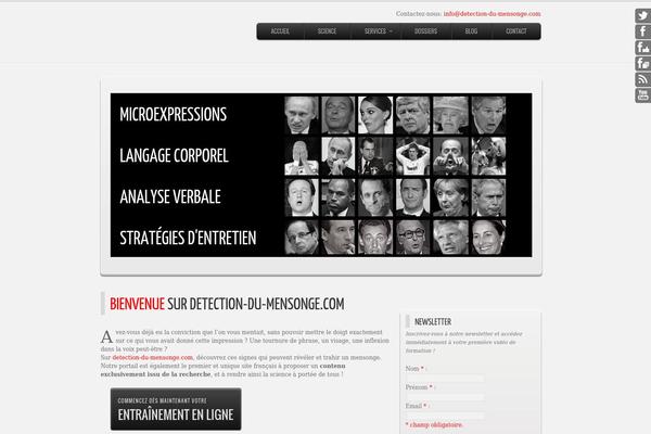 Rise theme site design template sample