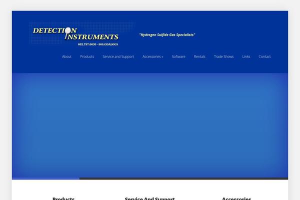 Foxy theme site design template sample