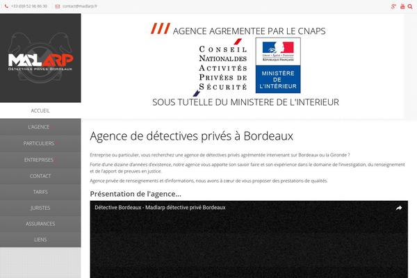 Vertikal theme site design template sample
